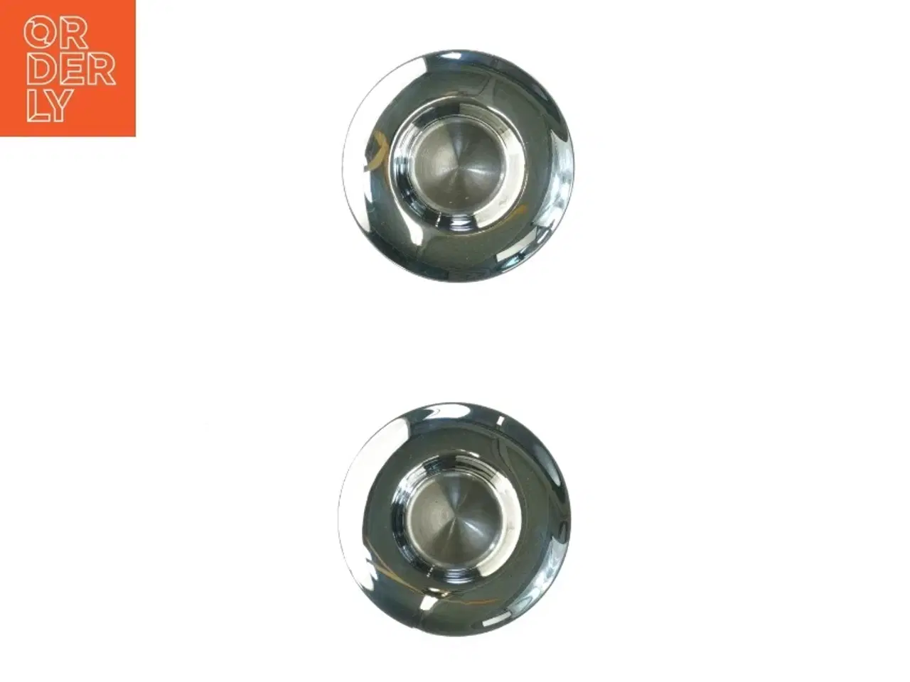 Billede 4 - Krom lysestager fra Rosti (str. Diameter 11 cm)