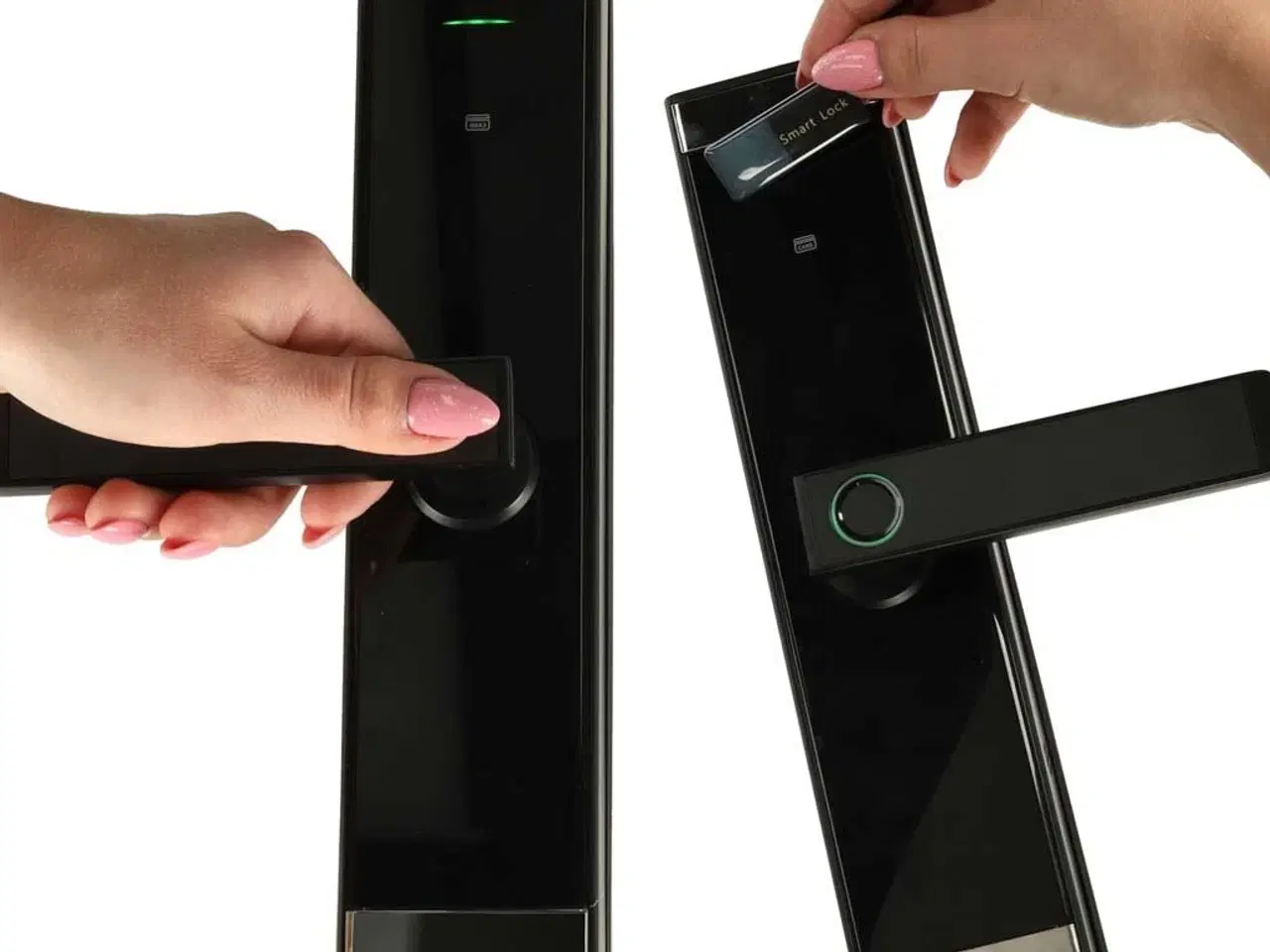 Billede 8 - Smart dørlås med fingeraftryk, kode og kort – sort