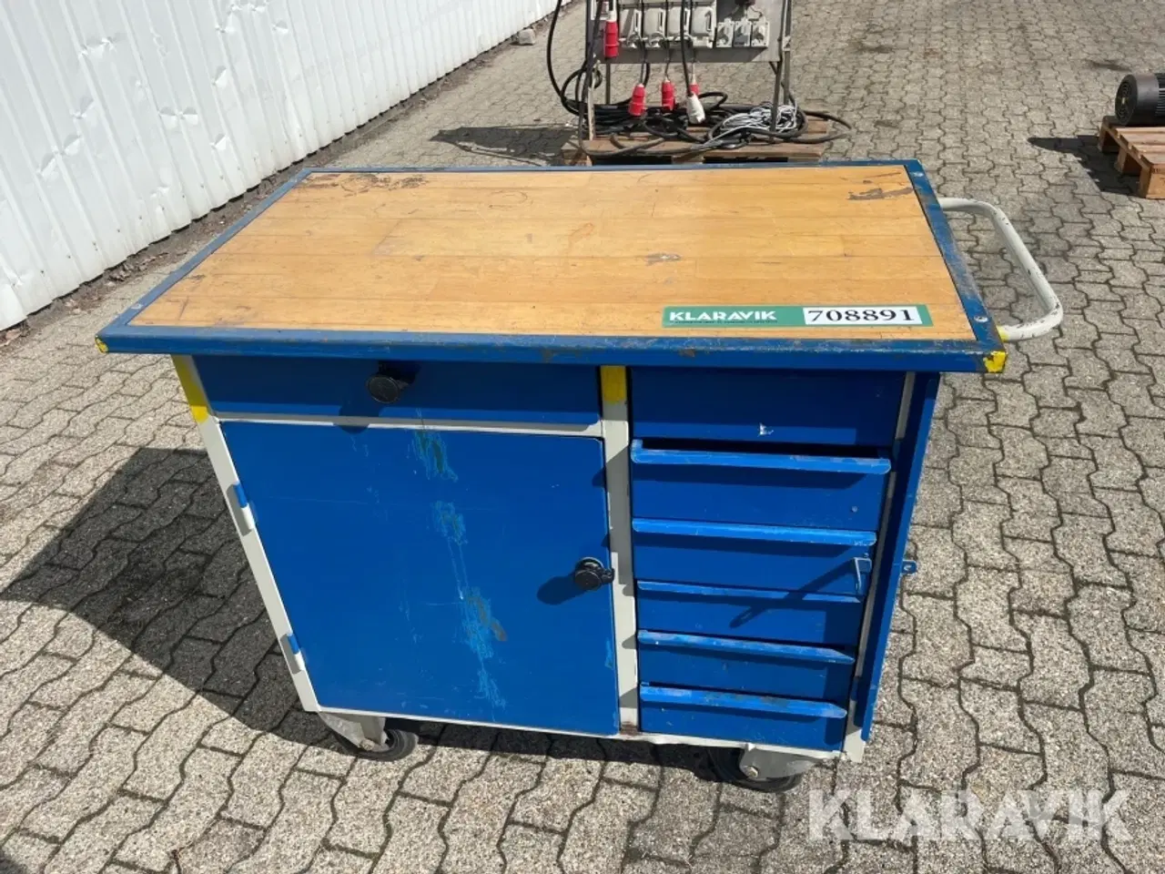 Billede 8 - Arbejdsbord Bilka på hjul
