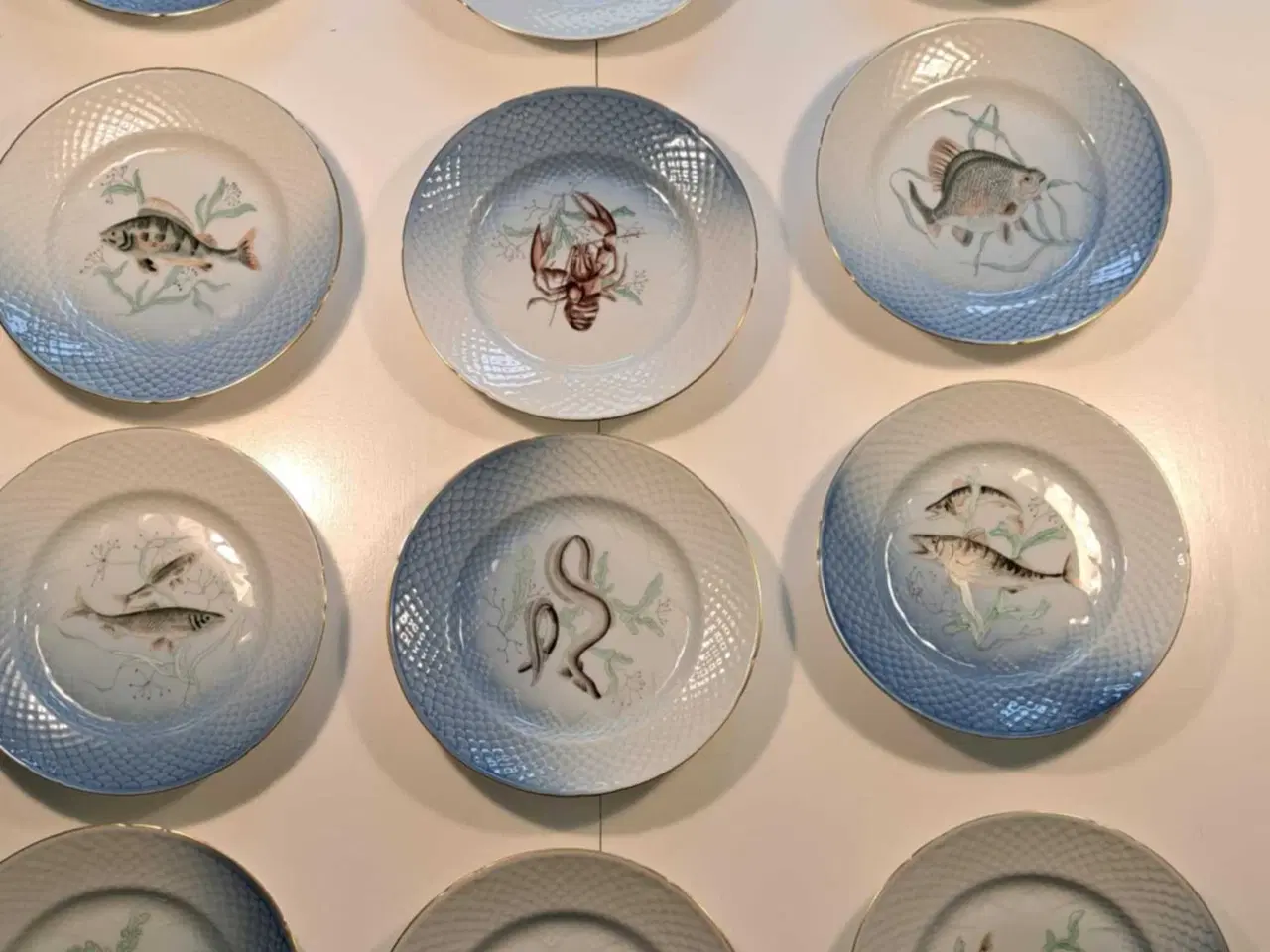 Billede 2 - Mågestel med fiskemotiver