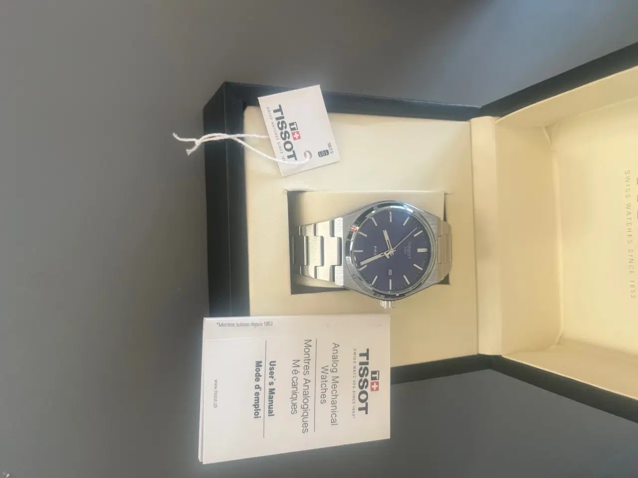 Billede 2 - Tissot PRX ur med blå skive, helt nyt