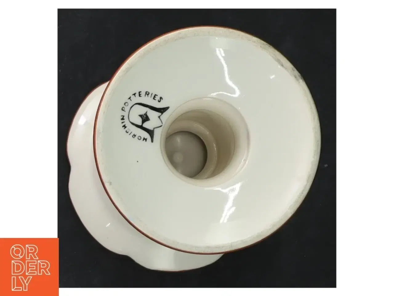 Billede 6 - Sæt af to dekorerede lysestager fra Horishin Potteries (str. 13 cm. og 9 cm)