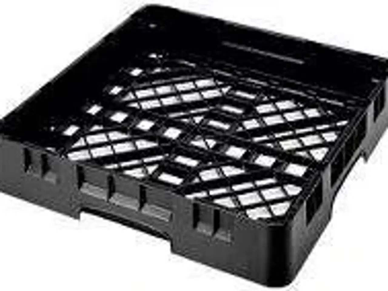 Billede 1 - 4 stk. Kop- og glaskurv 500x500 mm sort Cambro