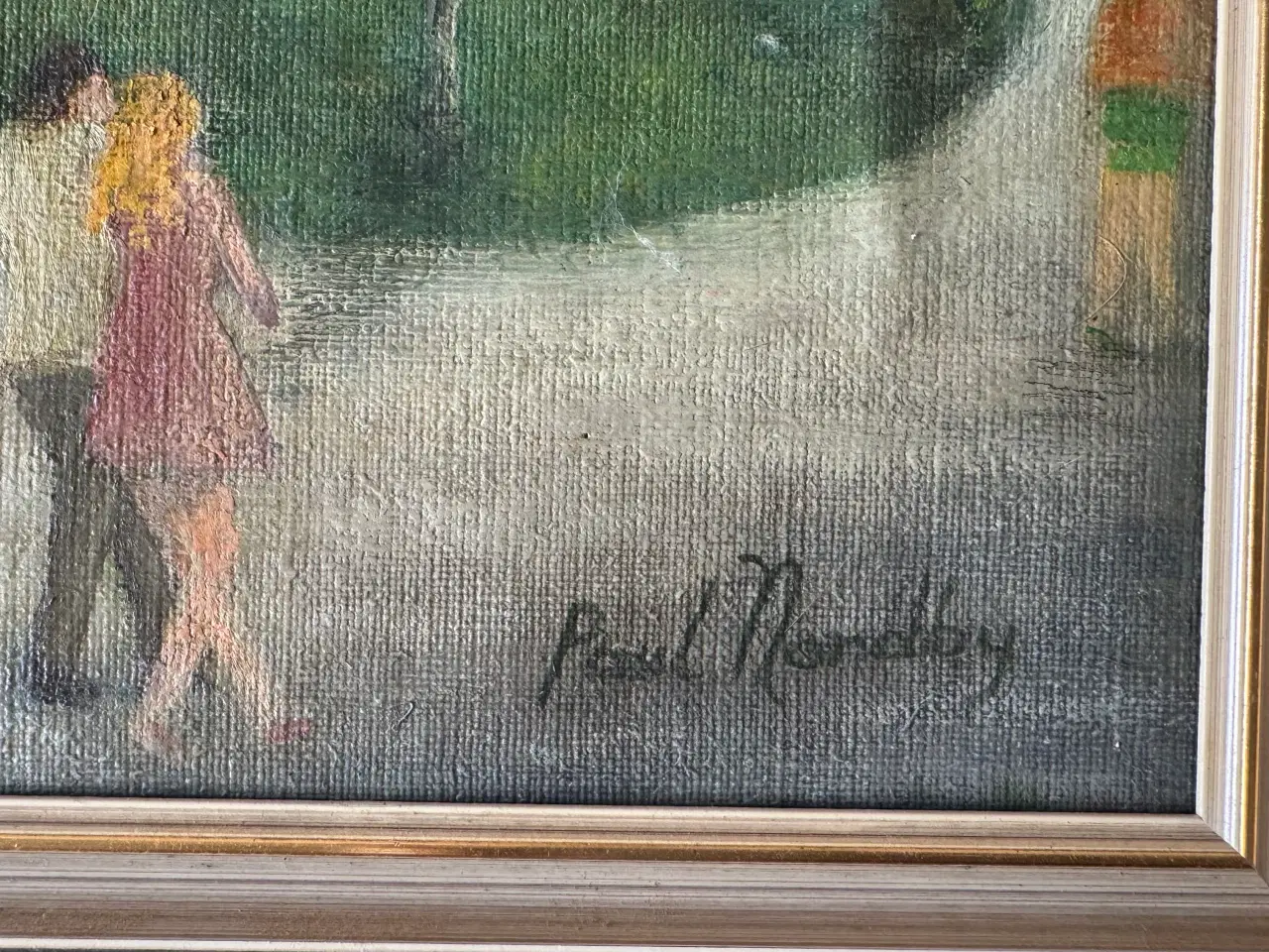 Billede 2 - Paul Nordby olie på lærred