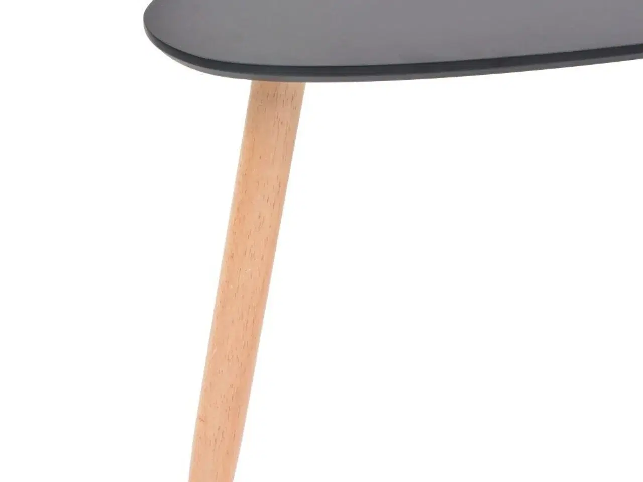 Billede 10 - Sofabordssæt i 2 dele massivt fyrretræ sort