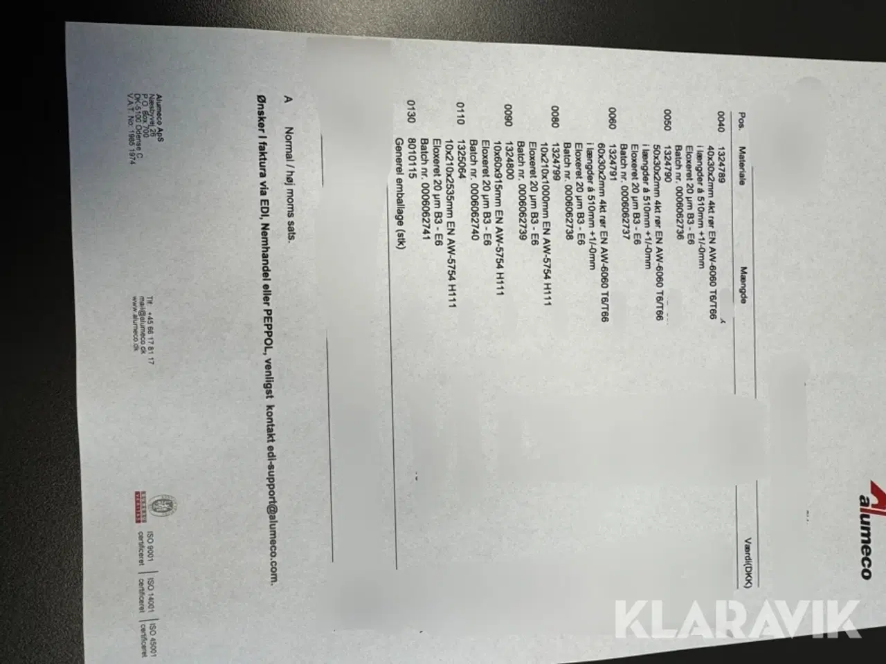 Billede 12 - Aluprofiler Almeco 256 styk