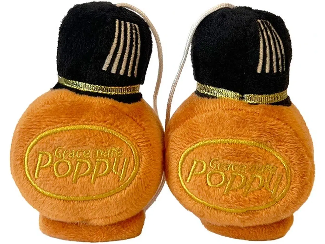 Billede 1 - Poppy Plush brun 8x7cm. 2 stk.