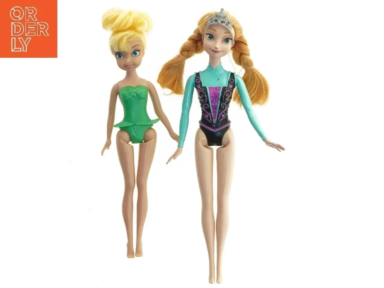 Billede 1 - Anna og Elsa dukker (str. 26 og 24 cm)