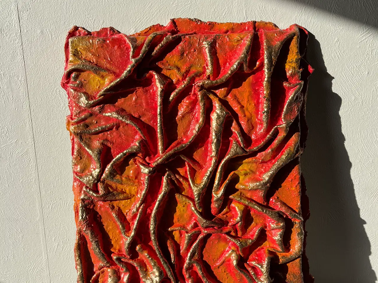 Billede 1 - Unikt håndlavet strukturmaleri