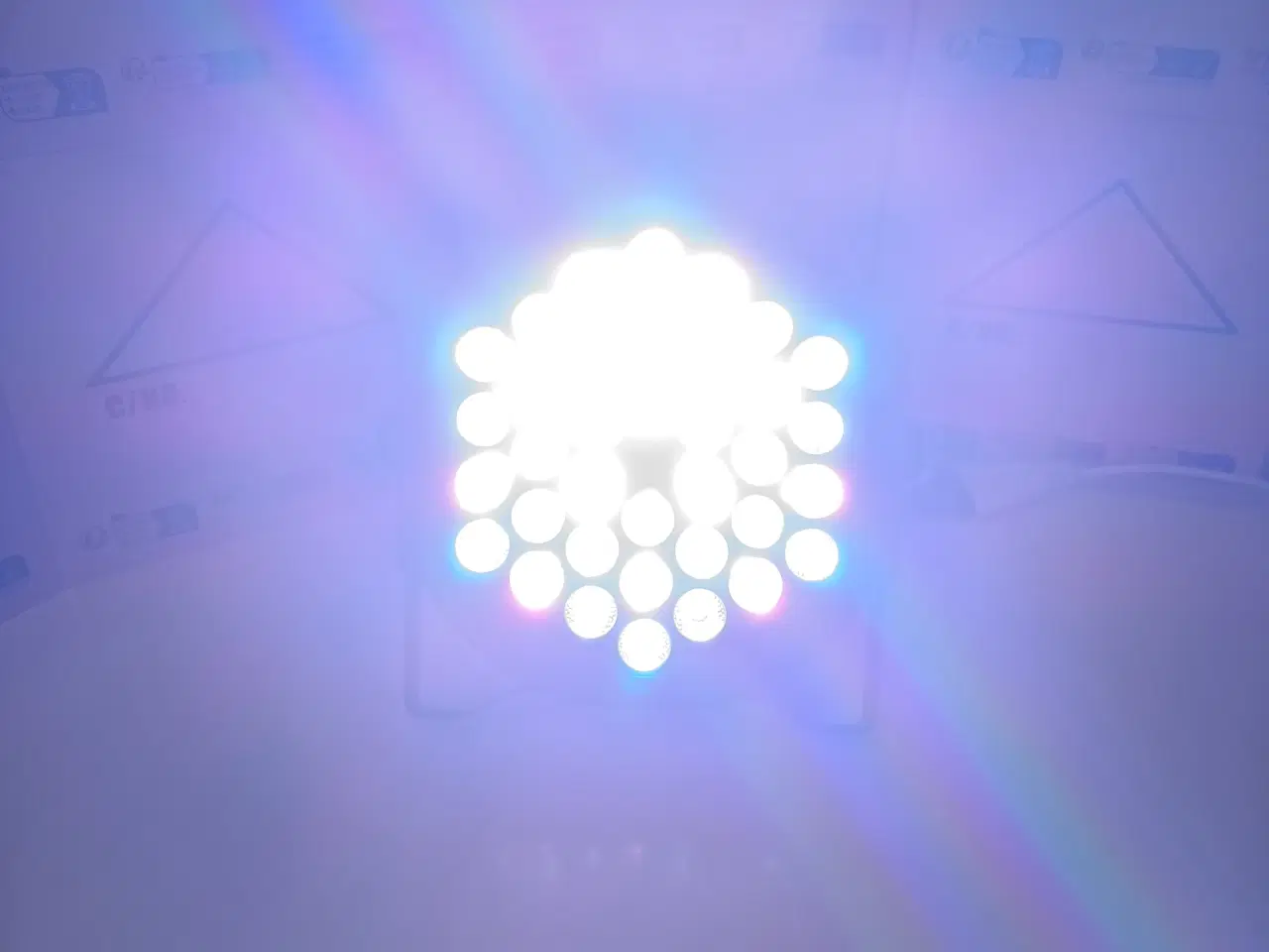 Billede 4 - NY! 36 RGB LED Diskolys + Fjernbetjening + DMX