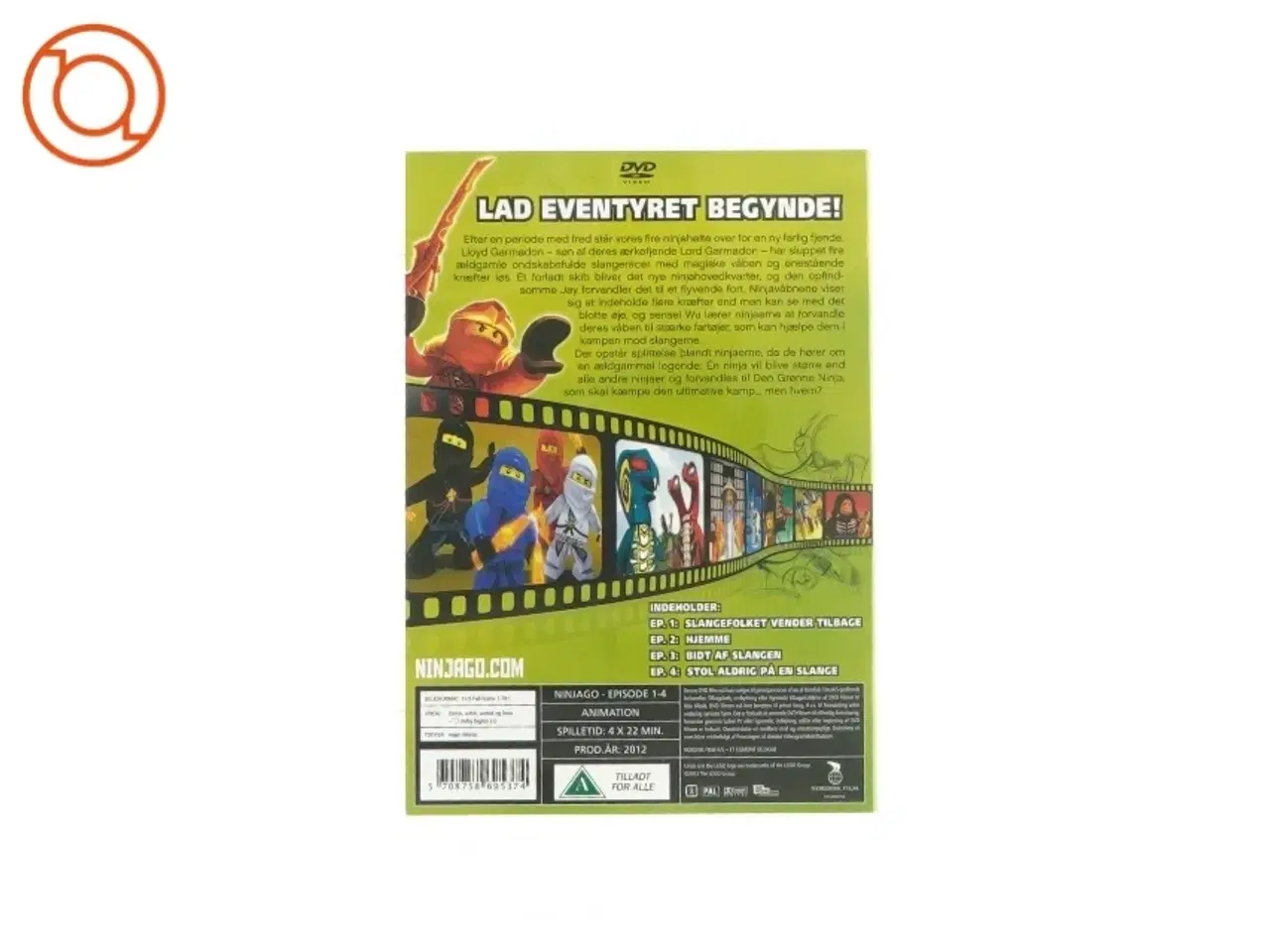 Billede 2 - Lego Ninjago episode 1-4 dvd