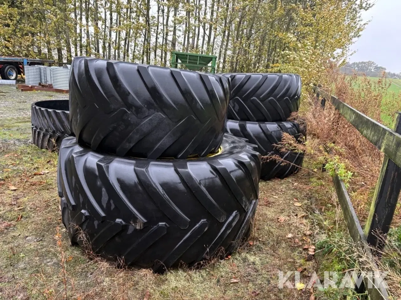 Billede 3 - Traktordæk til John Deere Michelin - fuldt sæt til for og bag