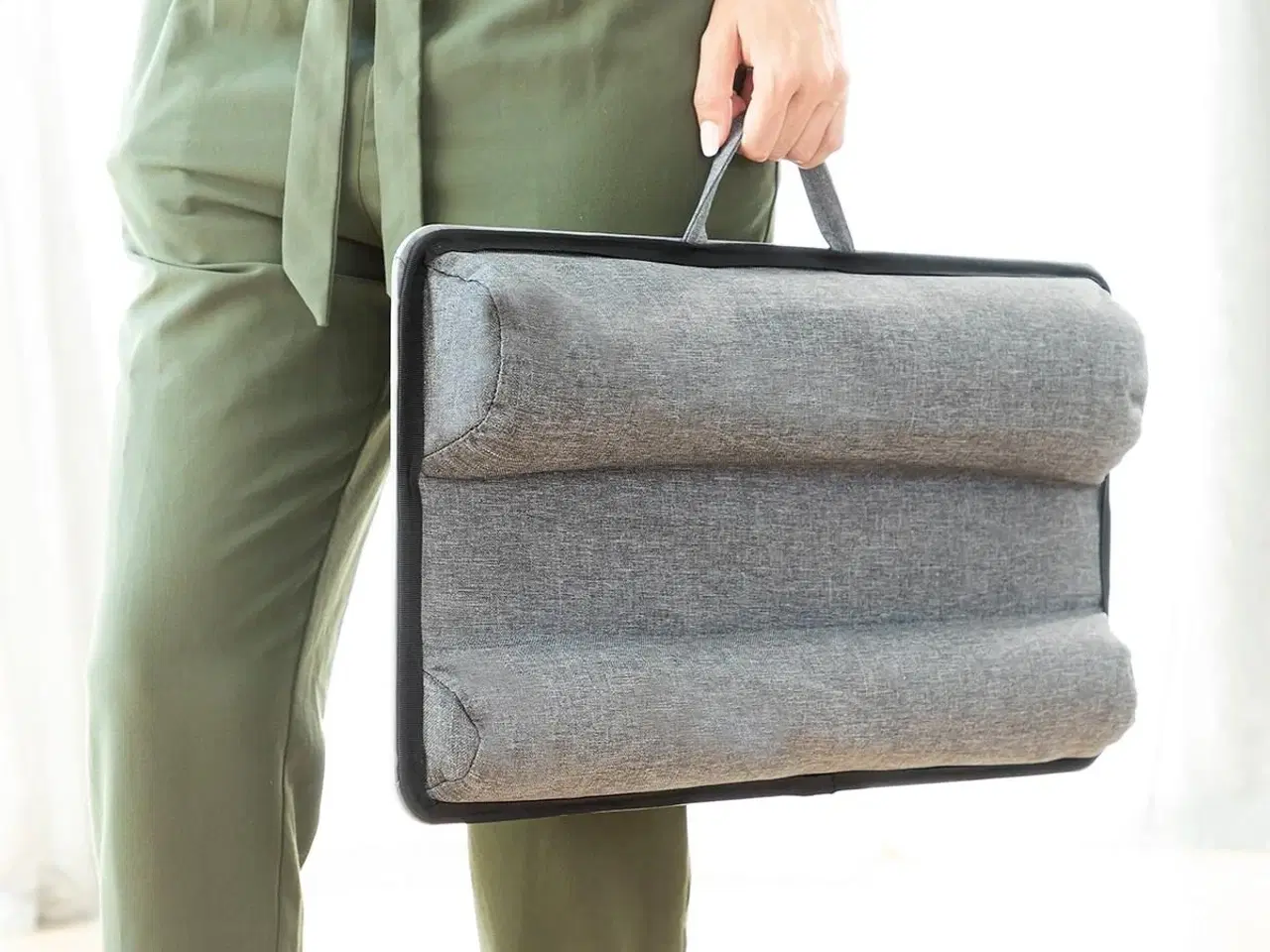 Billede 8 - Deskion bærbar laptopbord med XL-pude - grå/sort