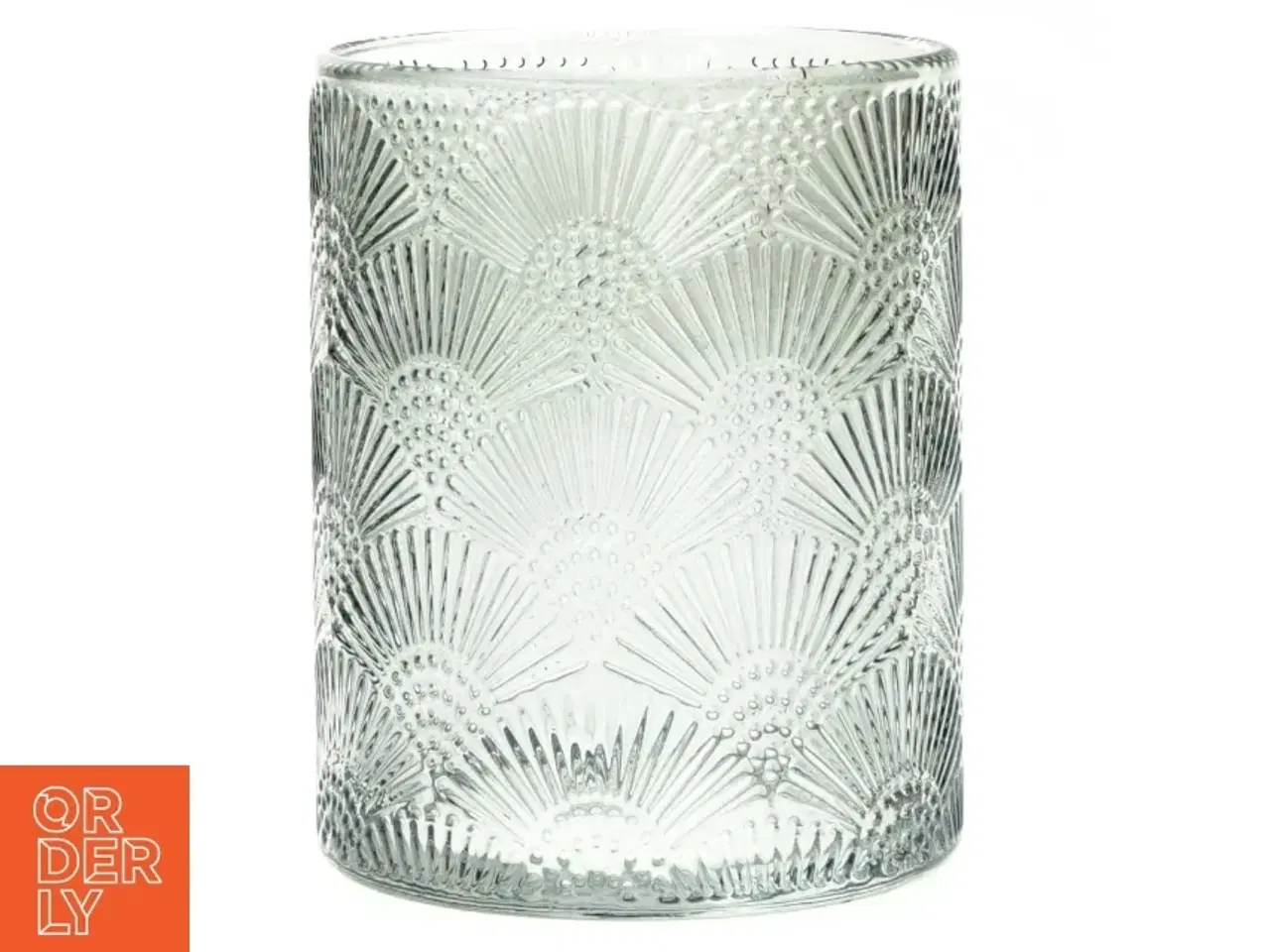 Billede 1 - Art deco vifte mønster Vase (str. 12 cm)