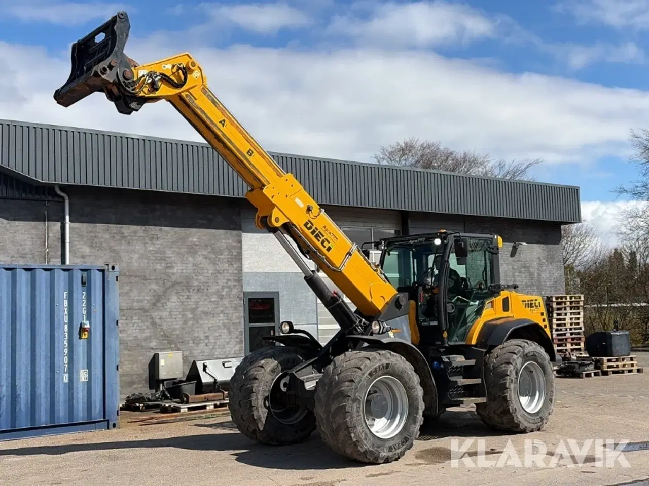 Billede 1 - Teleskoplæsser Dieci AGRI PIVOT T90 med knækstyring og udskud