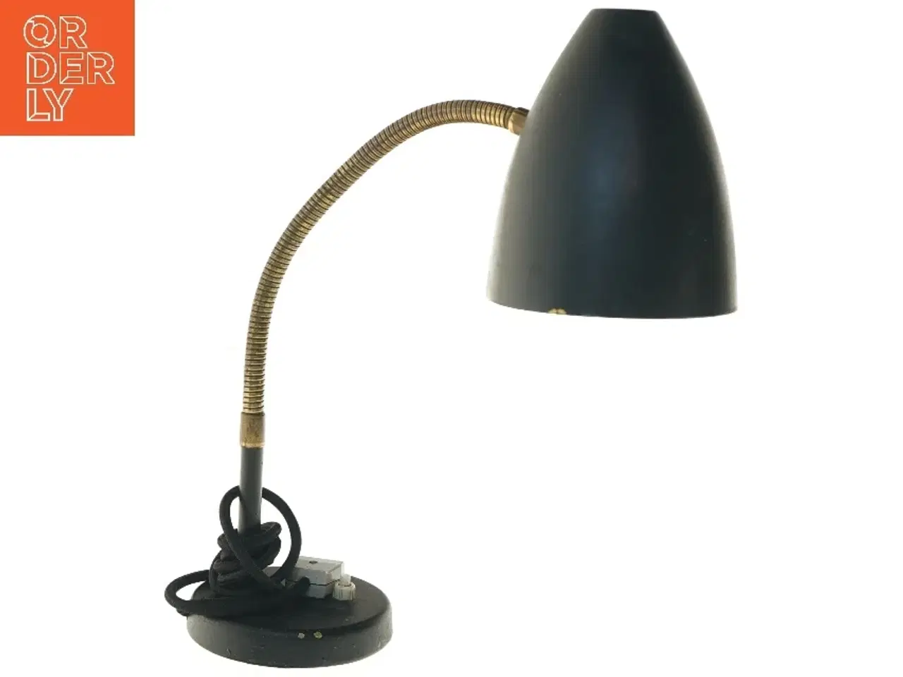 Billede 1 - Retro bordlampe med fleksibel arm (str. 50 cm)