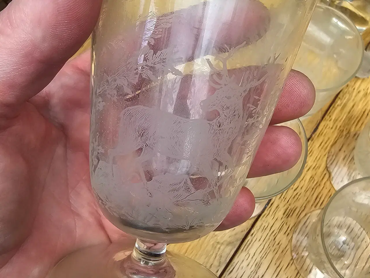 Billede 2 - Hjortekaraffel ,Hjorteglas ,Hjorte Osteklokke-Byd