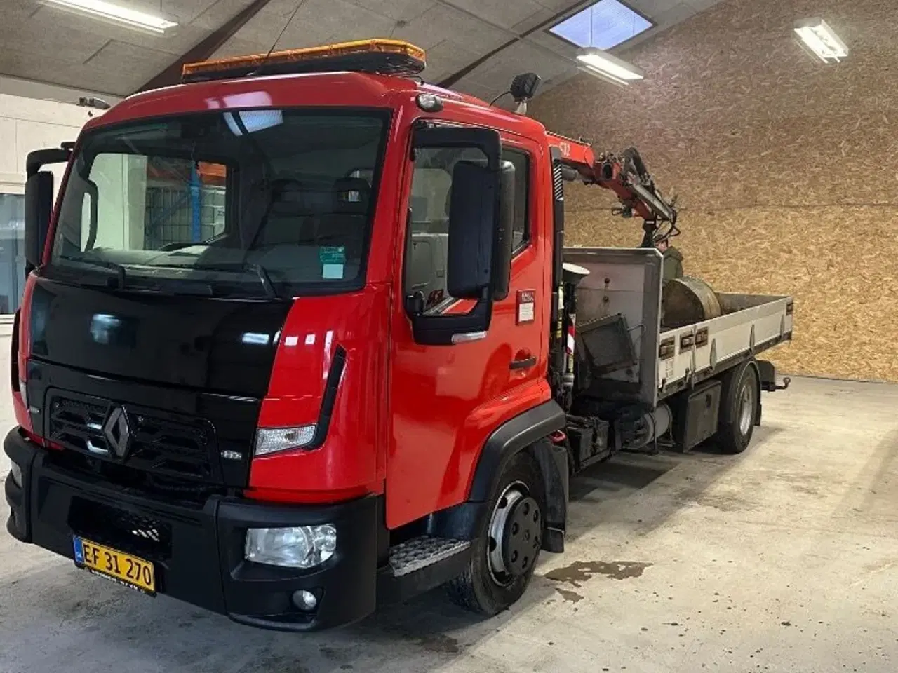 Billede 1 - Renault R 7,5 - 180 lastbil med kran