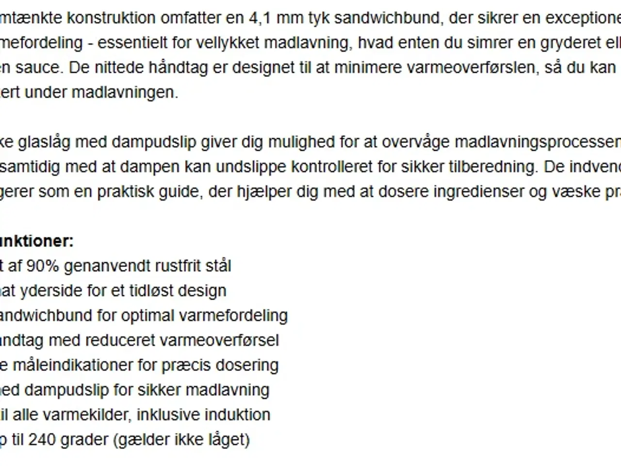 Billede 4 - Grydesæt - Nyt - Mrk. Pillivuyt Gourmet Roya