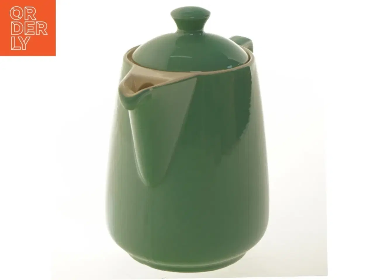 Billede 1 - Grøn vintage kaffekande (str. Ø 11,5x18 cm)