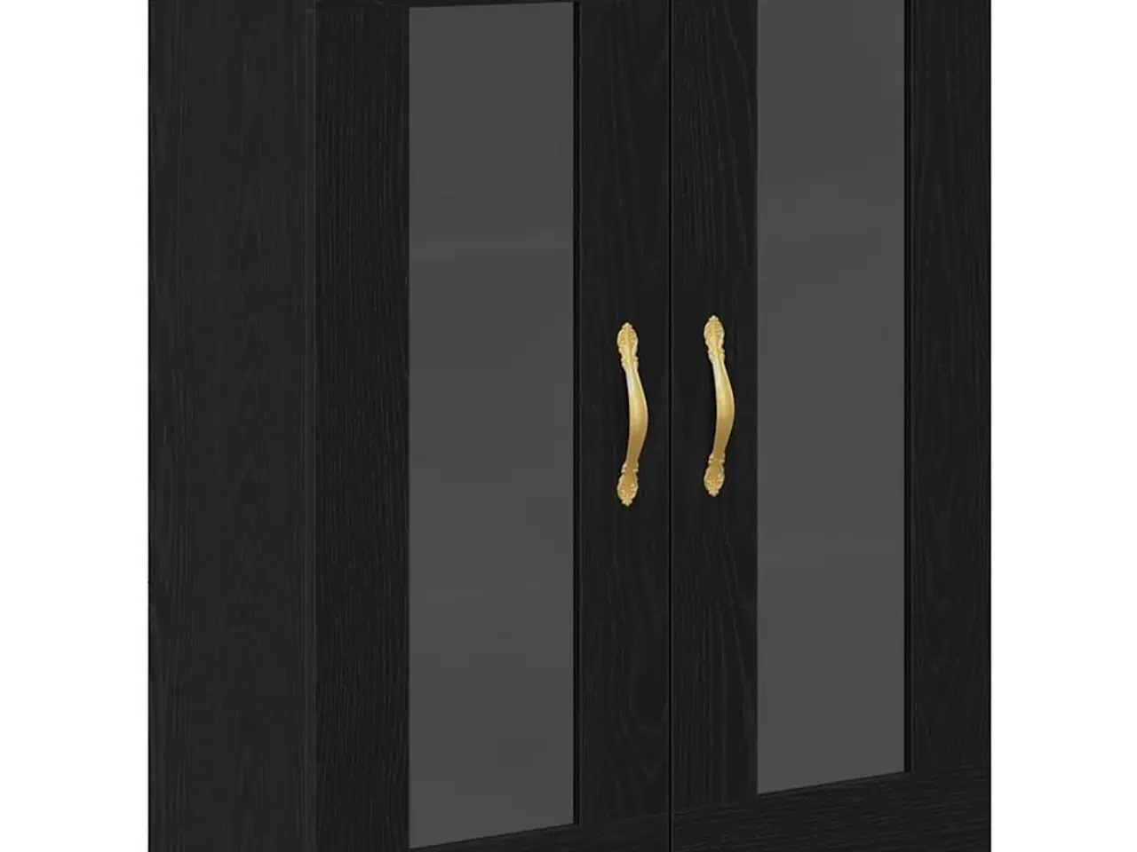 Billede 7 - Highboard 2 stk Sort eg 69,5 x 34 x 180 cm Konstrueret træ