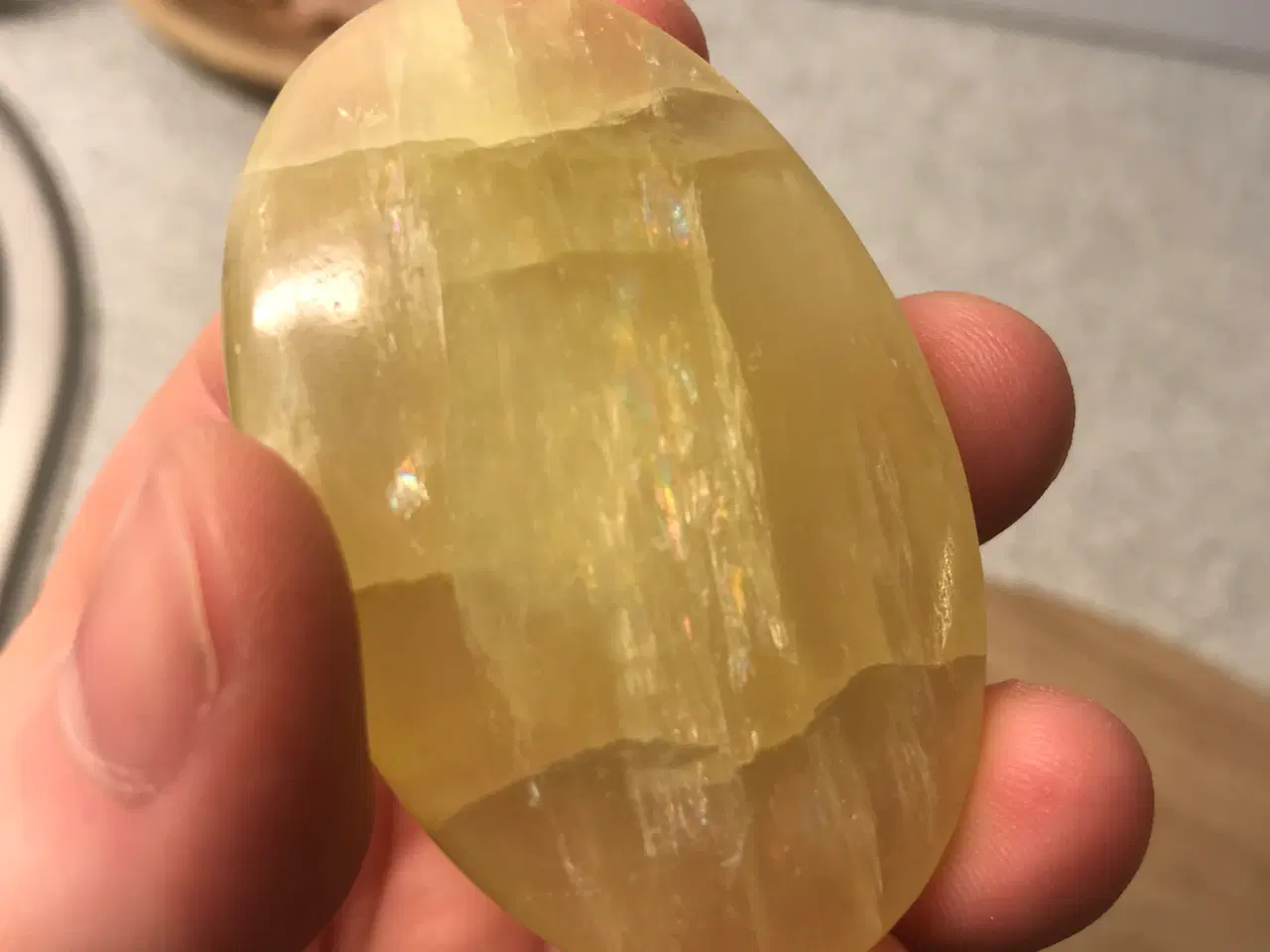 Billede 2 - Krystalsæt, 2 stk. palmstones