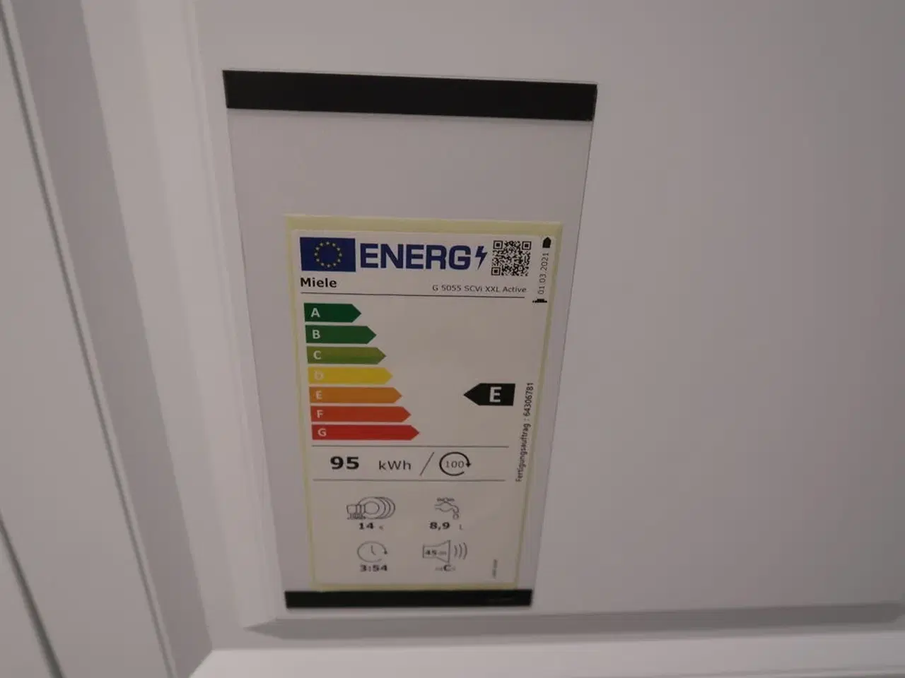Billede 5 - Integreret opvaskemaskine MIELE G 5055 SCVi XXL Active