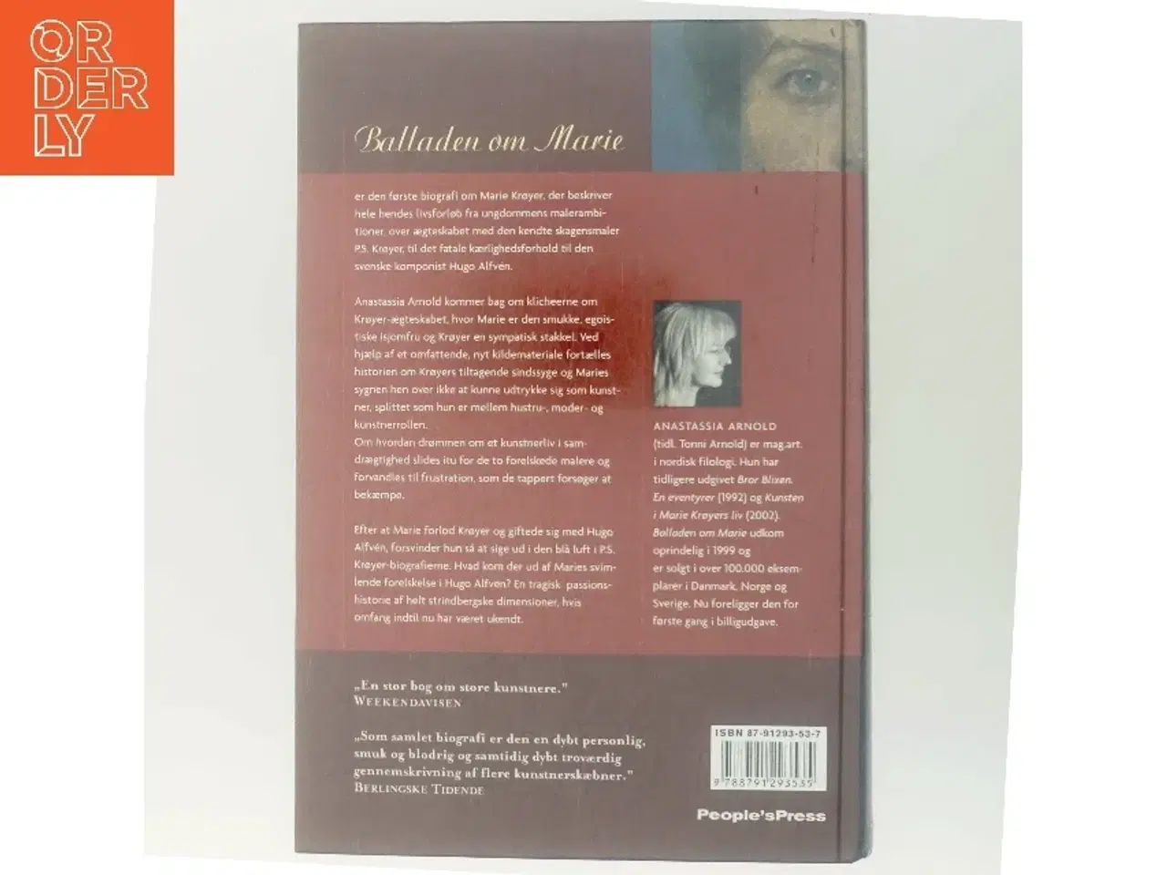 Billede 3 - Balladen om Marie : en biografi om Marie Krøyer af Anastassia Arnold (Bog)