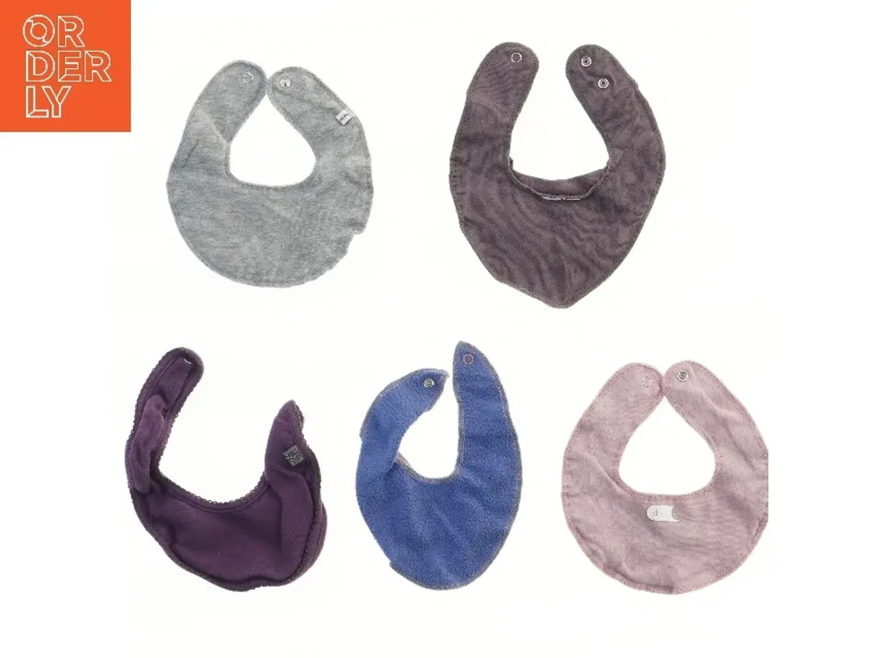 Billede 2 - Baby hagesmækker, 5 stk (str. 5 stk 22 cm)