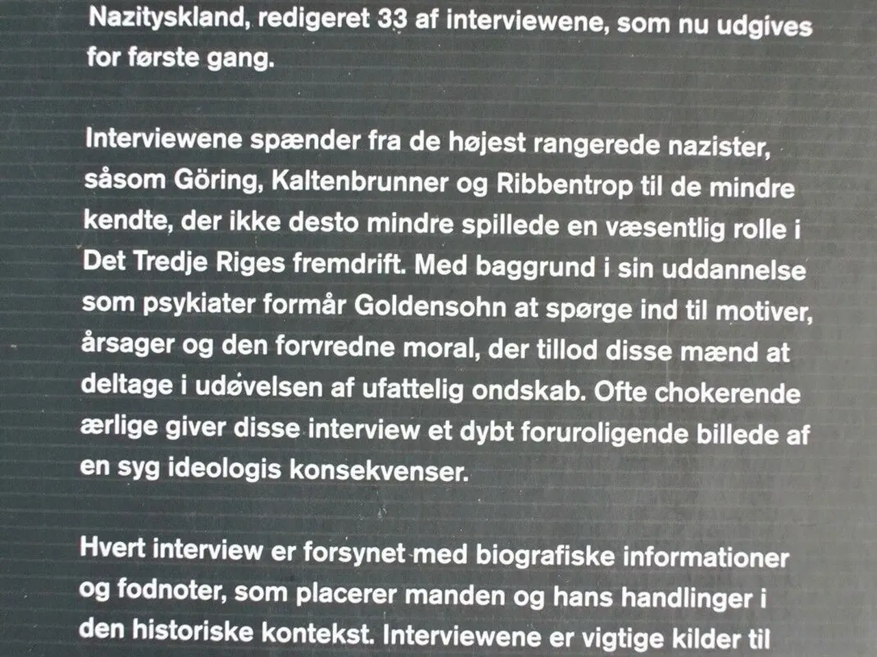 Billede 4 - nürnberginterviewene, af leon goldensohn, emne: hi