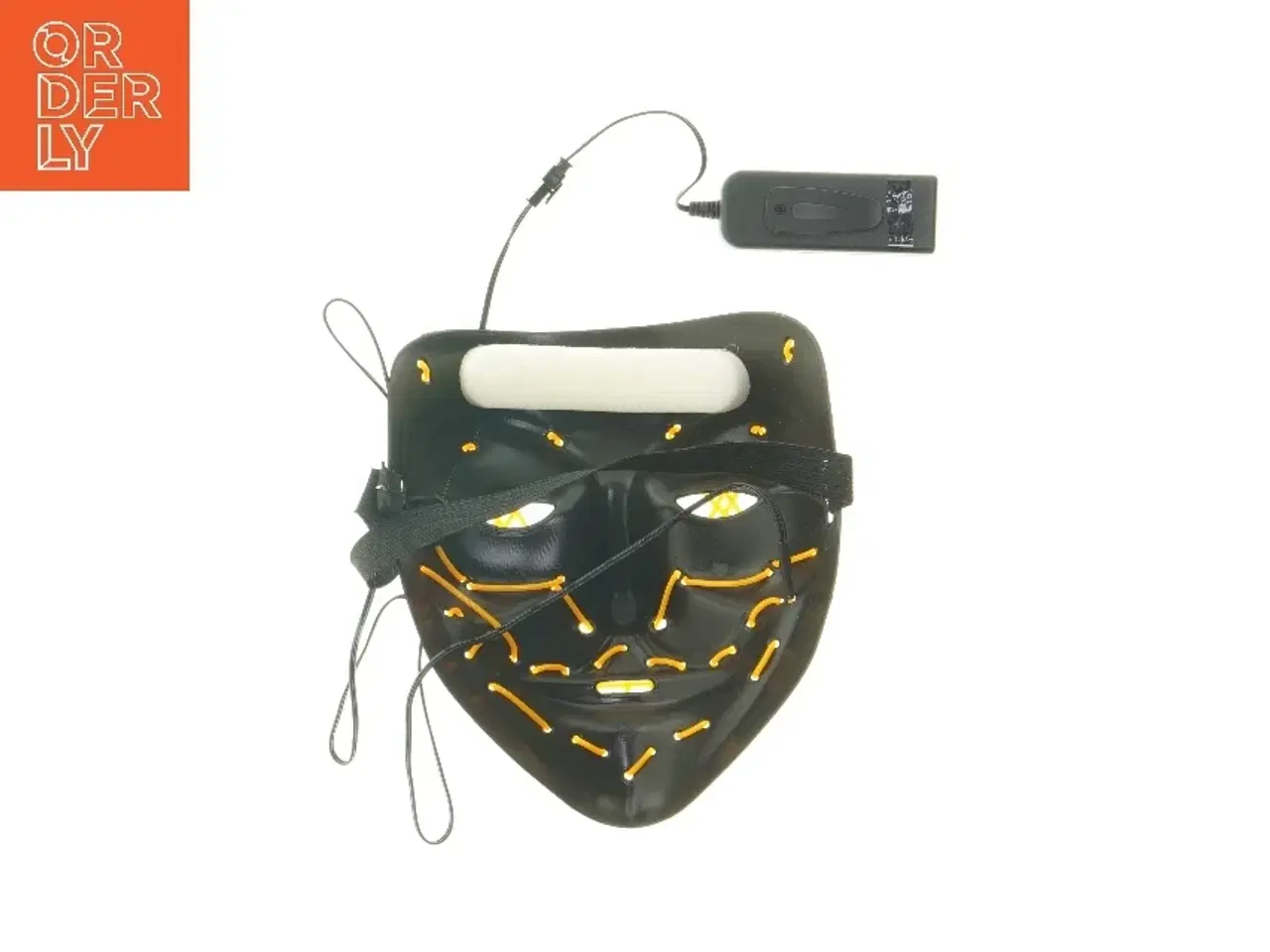 Billede 4 - LED maske med lysrør og kontrolboks (str. 22x18 cm)