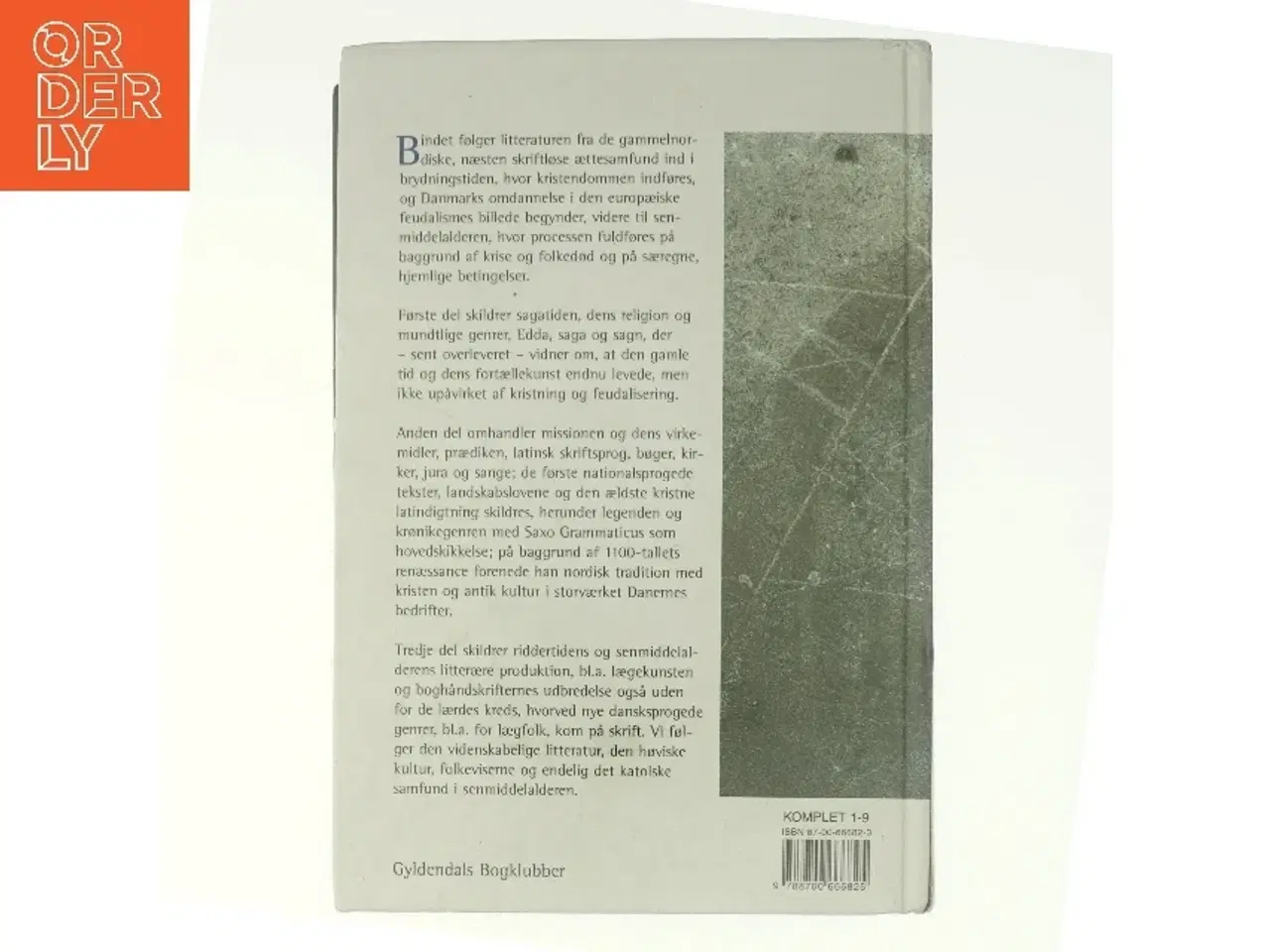 Billede 3 - Dansk litteraturhistorie - Fra Runer til Ridderdigtning