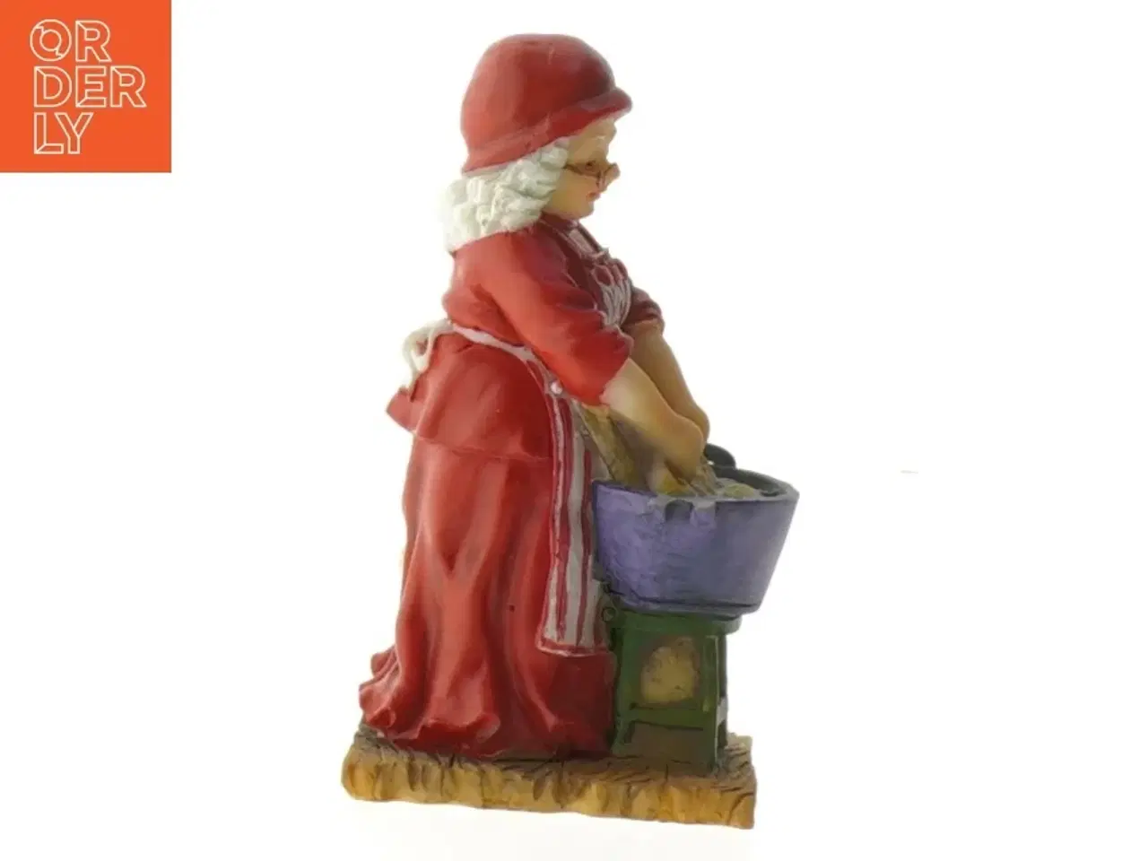 Billede 2 - Keramiknisse figur (str. 10,5x5,5x6 cm)