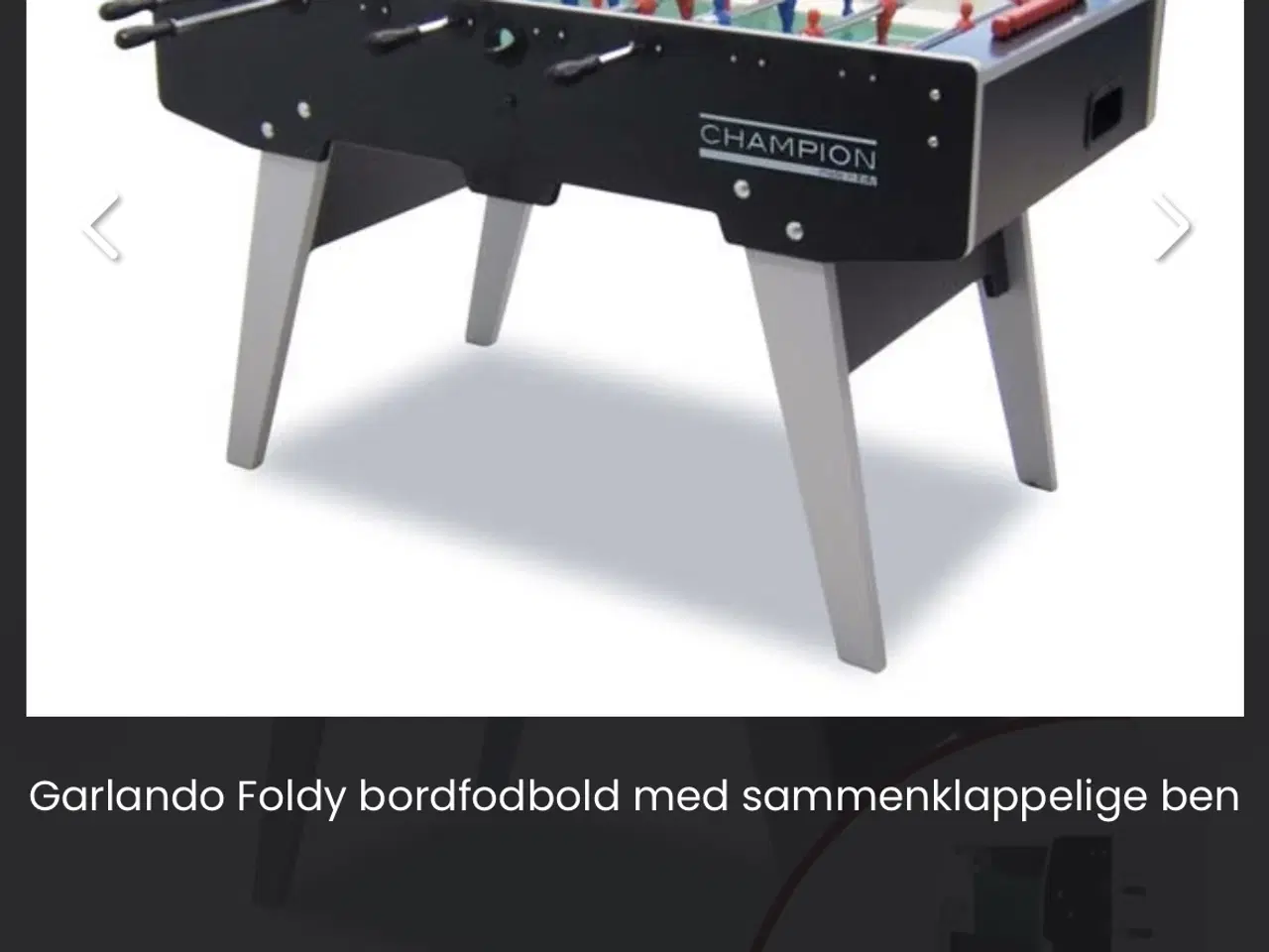 Billede 2 - Champion Foldy bordfodbold bord fra Garlando