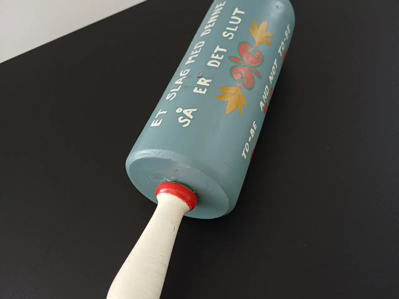 Billede 4 - Gammel kagerulle med dekoration