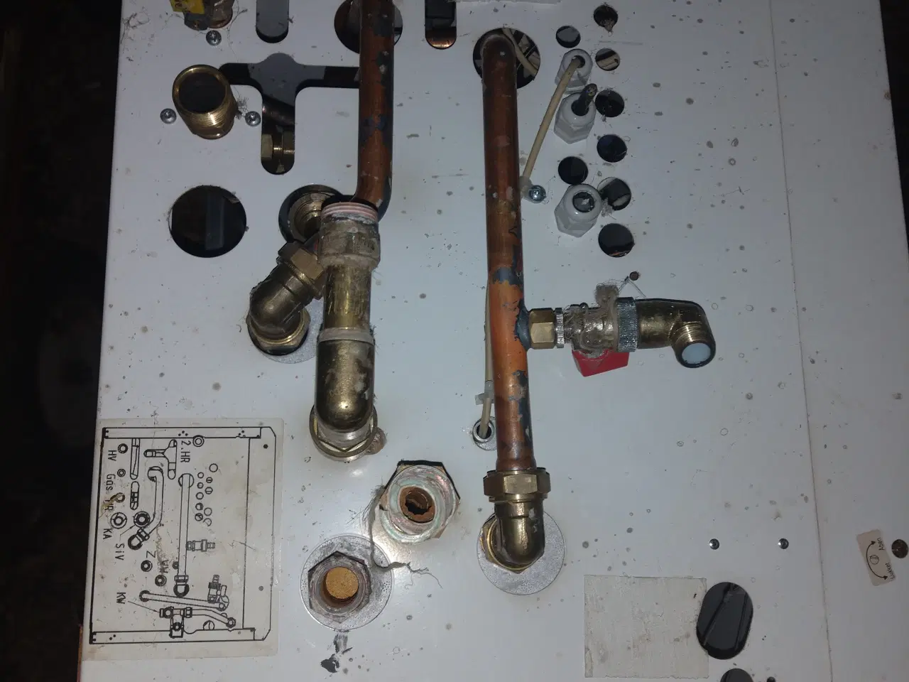 Billede 2 - Baxi gasfyr med varmtvandsbeholder 