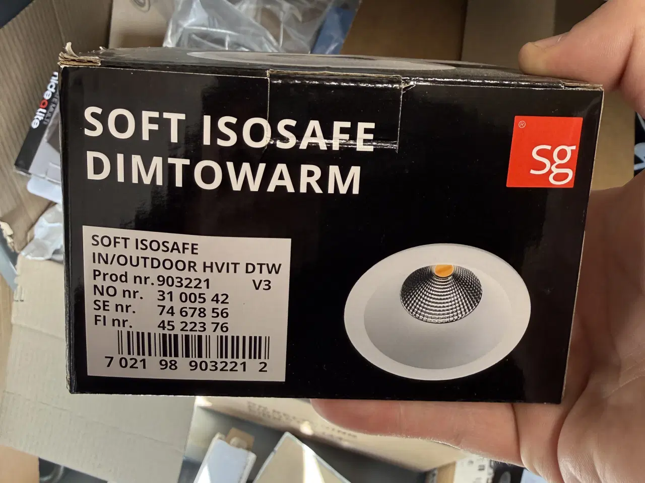 Billede 1 - 6 stk. SG Soft IsoSafe DimToWarm spots 