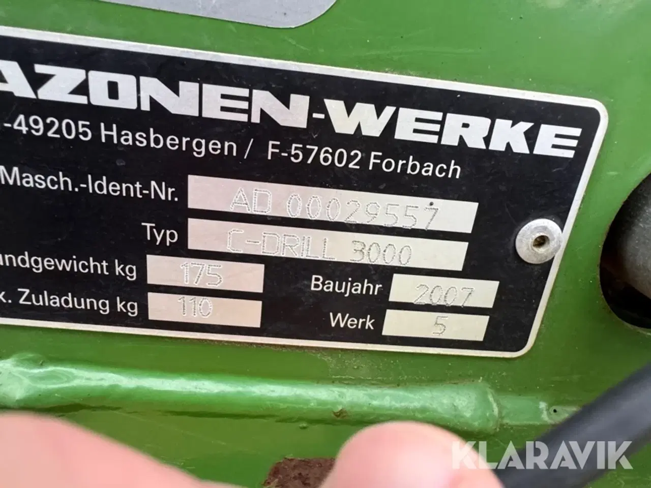 Billede 7 - Harve med såmaskine Amazone Genius 3000 med C-Drill 3000