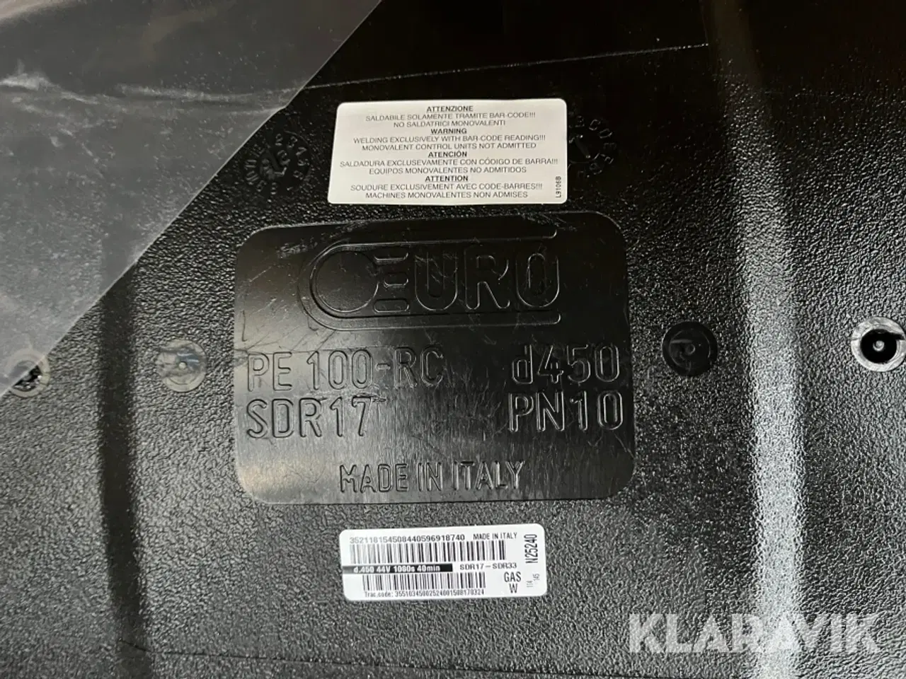 Billede 8 - El-muffer Eurostandard 450mm EU SDR17 - 6 styk