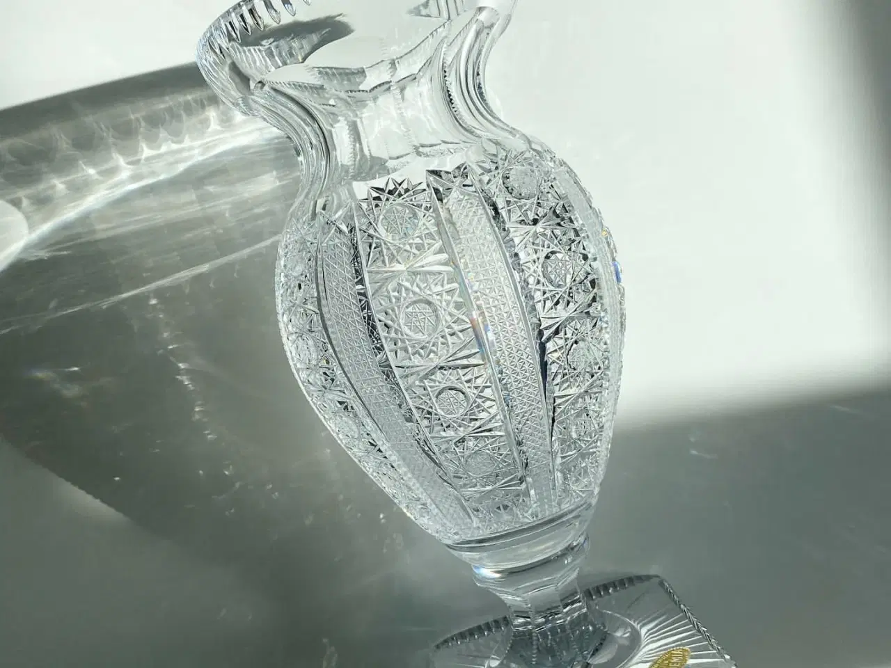 Billede 2 - Krystalvase, Tjekkoslovakiet