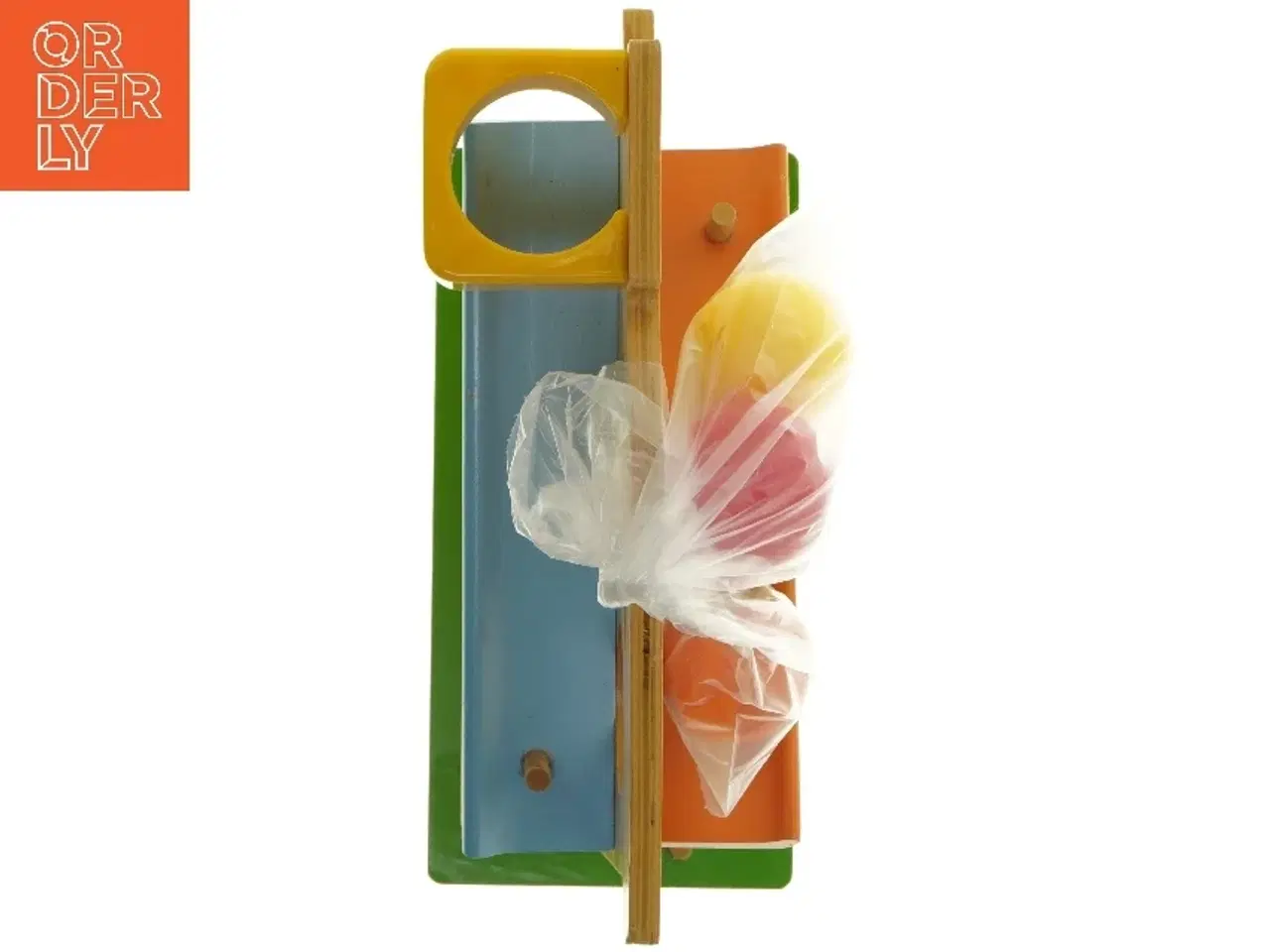 Billede 5 - Trælegebane med kugler (str. 26x13x35 cm)