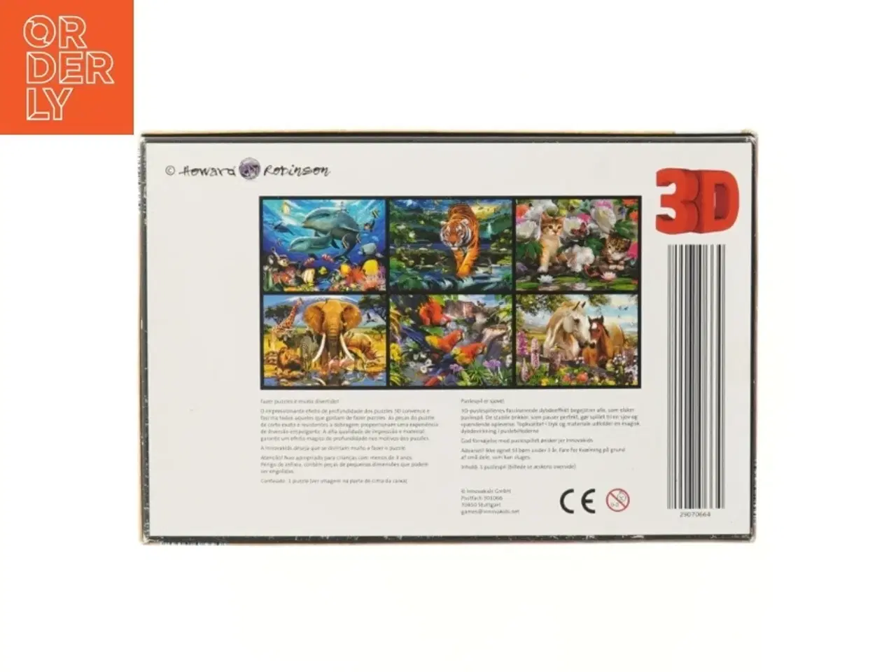 Billede 3 - 3D puslespil med heste og føl design fra Inovakids (str. 500 brikker 61x46 cm)