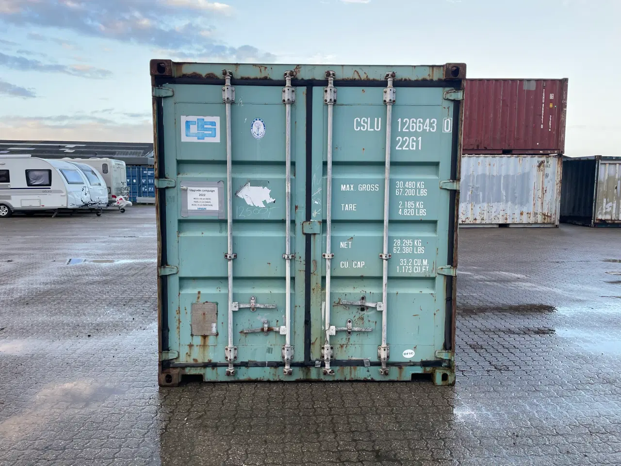 Billede 1 - 20 fods Container - ID: CSLU 126643-0