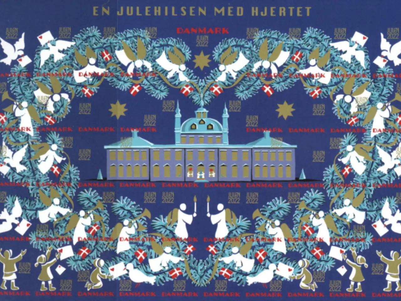 Billede 1 - Julemærker Danmark utakket