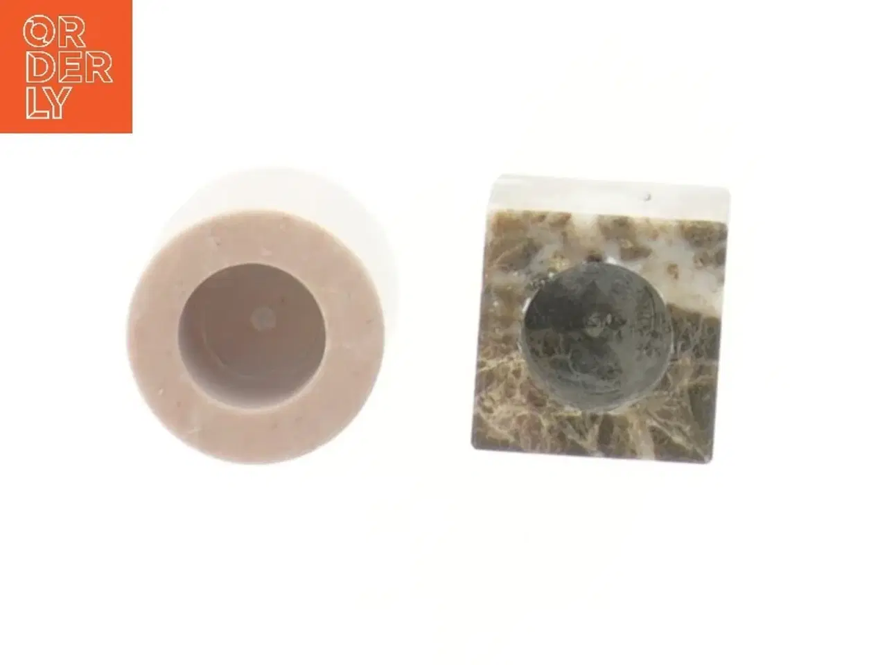 Billede 3 - Marmor lysestager fra Mørkegaard (str. 4-5 cm)