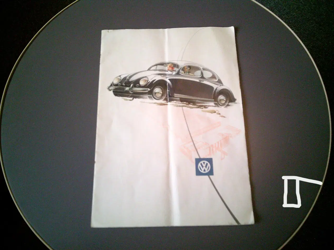 Billede 3 - VW VETERAN BROCHURE ÅRG. CA 50. 