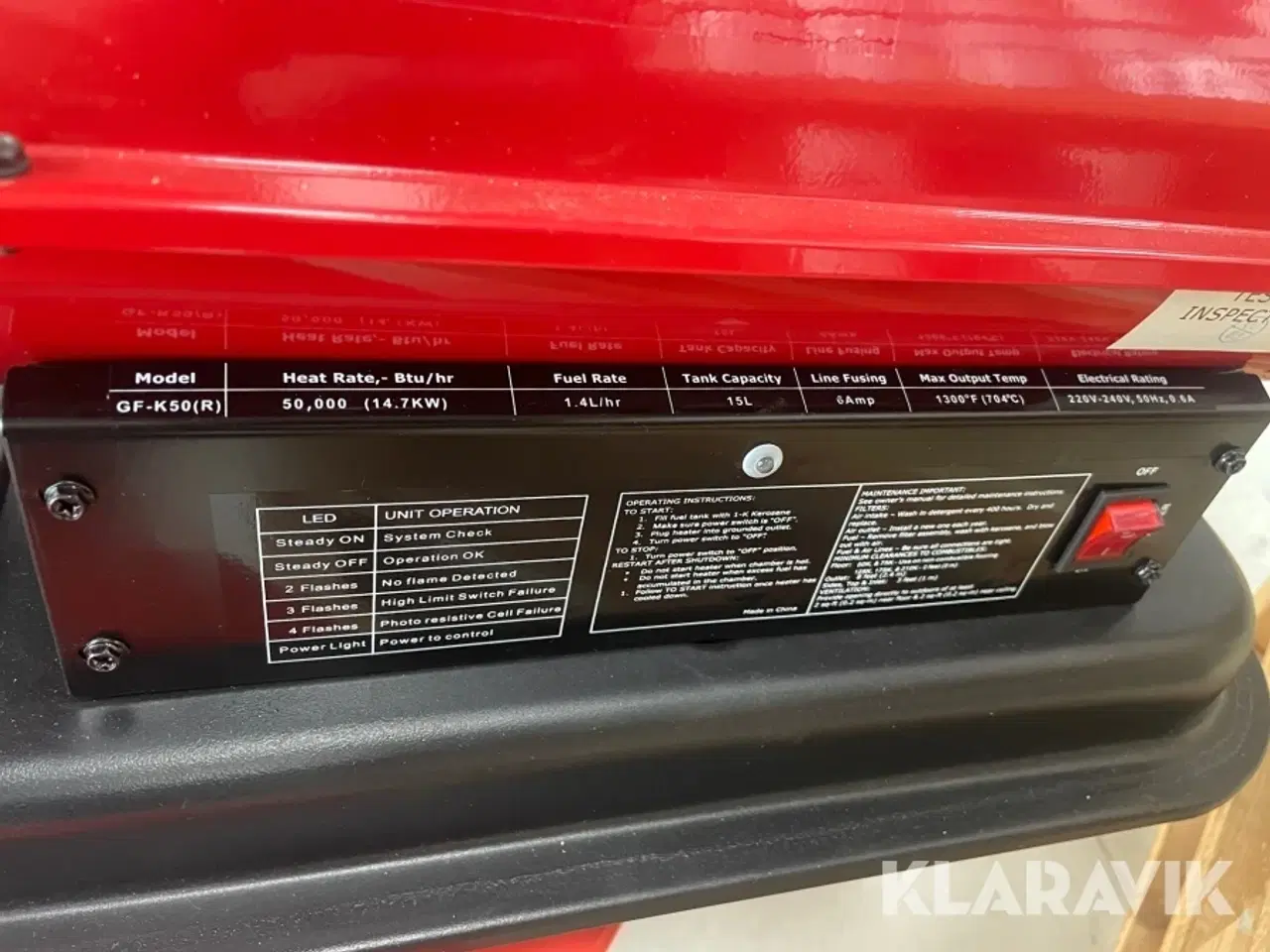Billede 10 - Varmekanon KGI GF-K50