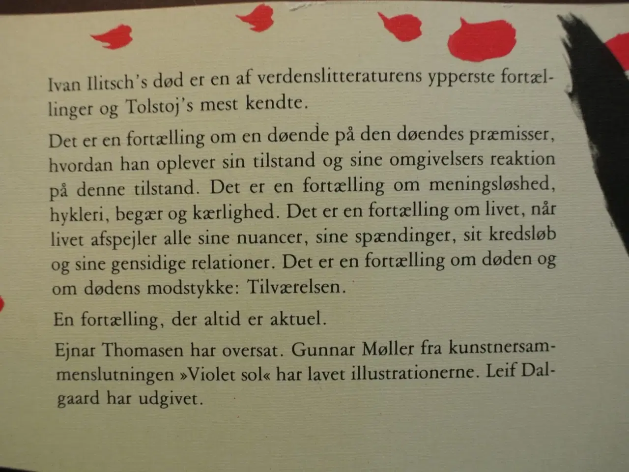 Billede 4 - ivan ilitsch's død, af leo tolstoj. ill. gunnar mø