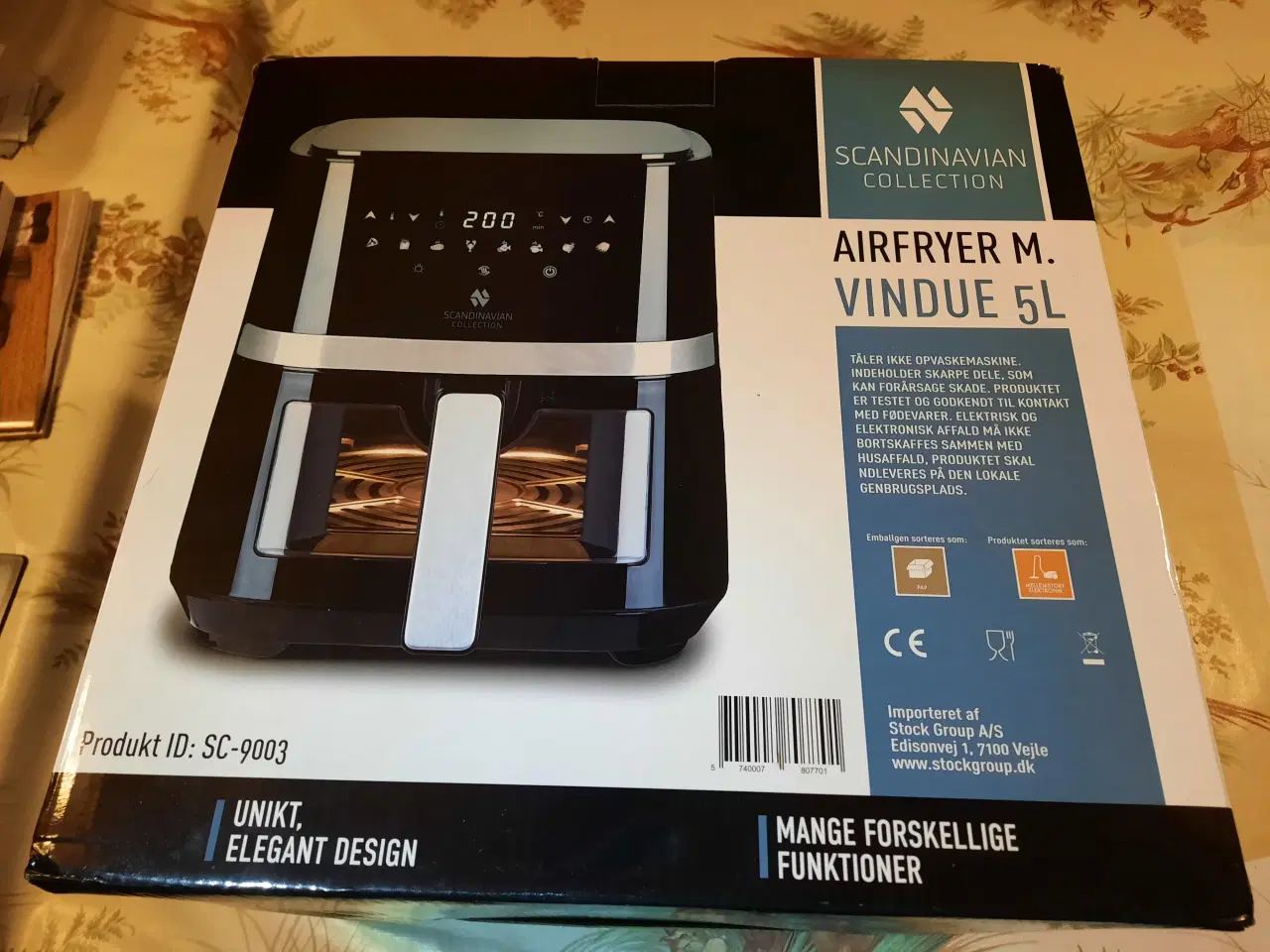 Billede 2 - Airfryer med Vindue. 5 liter S.C