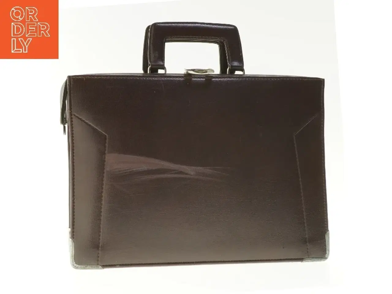 Billede 1 - Brun dokumentmappe (str. 41x34x14 cm)